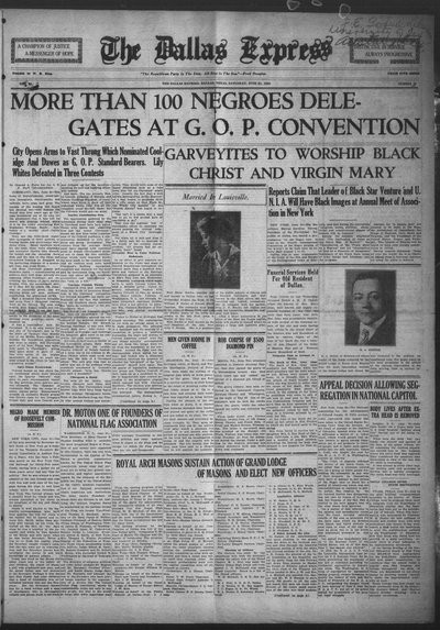 Dallas Express, Jun 21, 1924