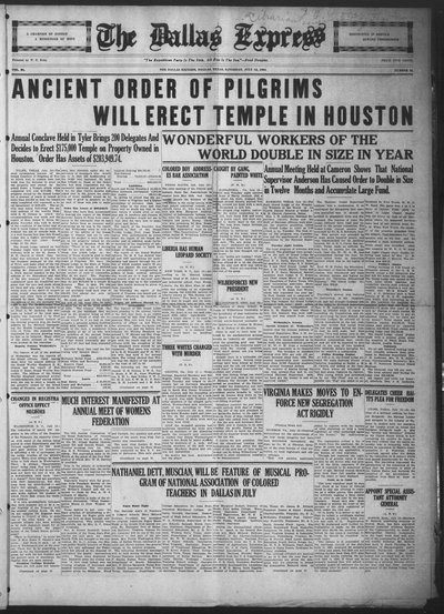 Dallas Express, Jul 12, 1924
