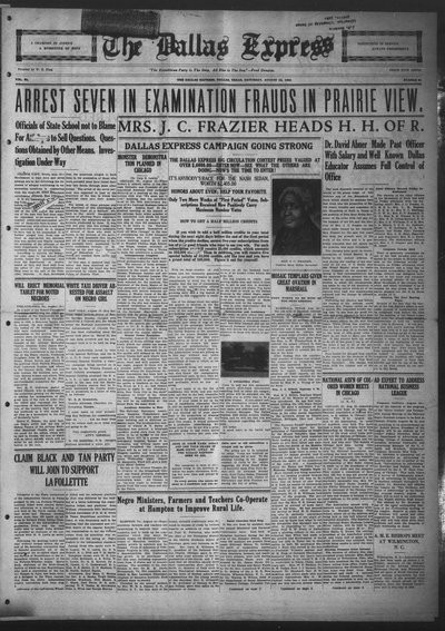 Dallas Express, Aug 16, 1924