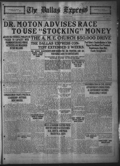 Dallas Express, Aug 23, 1924