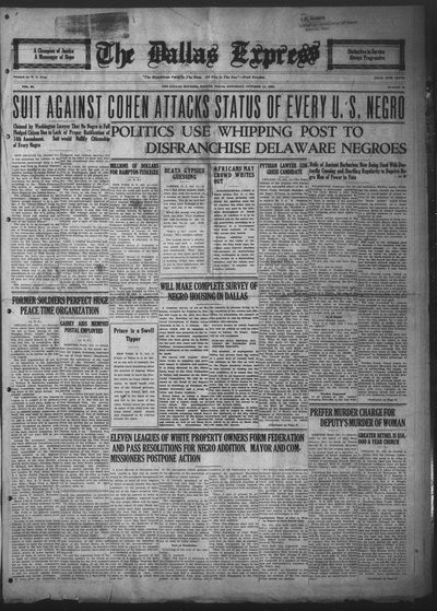 Dallas Express, Oct 11, 1924