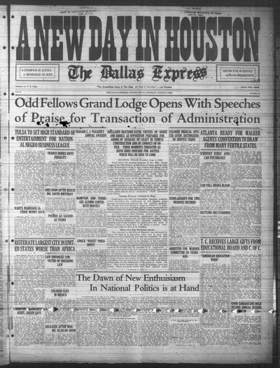 Dallas Express, Aug 8, 1925