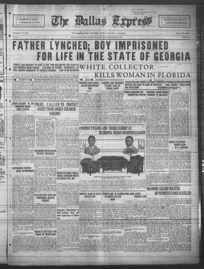Dallas Express, Sep 12, 1925