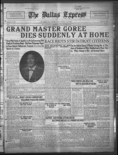 Dallas Express, Sep 19, 1925