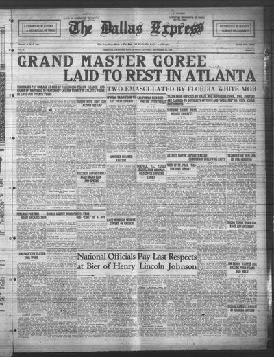 Dallas Express, Sep 26, 1925