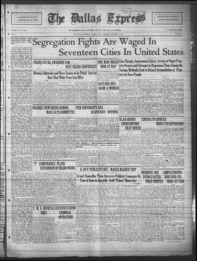 Dallas Express, Oct 17, 1925