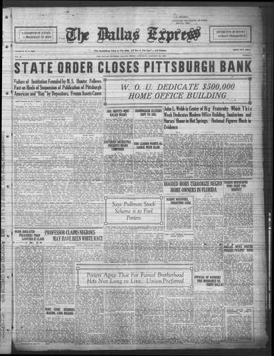 Dallas Express, Jan 23, 1926