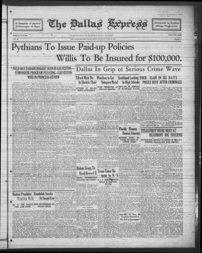 Dallas Express, Jun 19, 1926