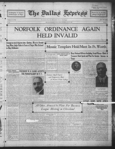 Dallas Express, Jul 31, 1926