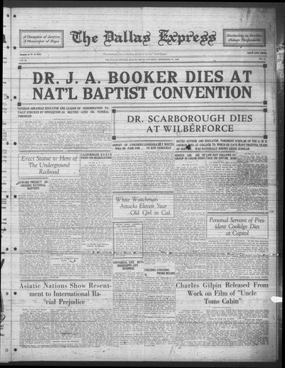 Dallas Express, Sep 18, 1926