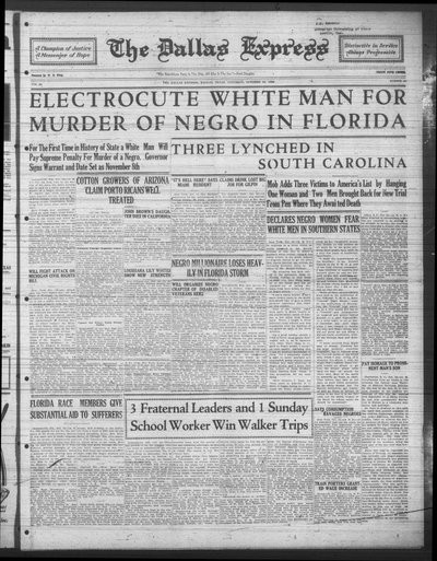 Dallas Express, Oct 16, 1926