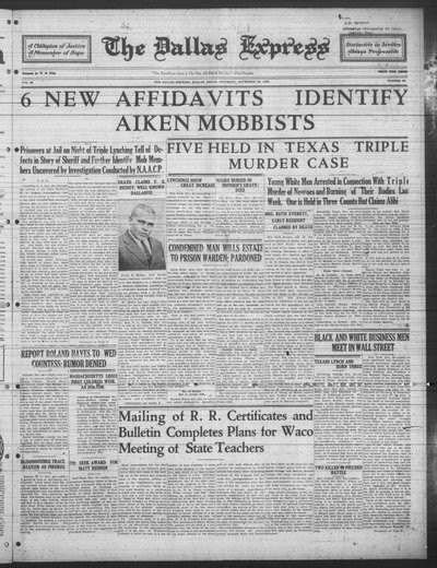 Dallas Express, Nov 20, 1926