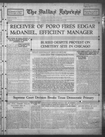 Dallas Express, Mar 12, 1927