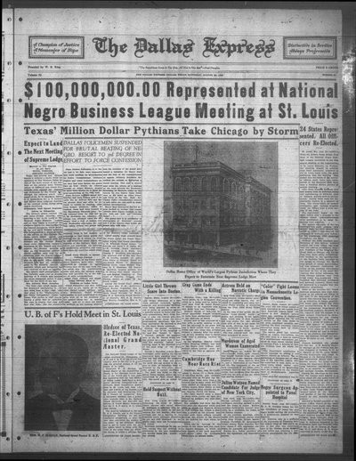 Dallas Express, Aug 20, 1927