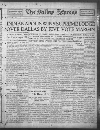 Dallas Express, Aug 27, 1927
