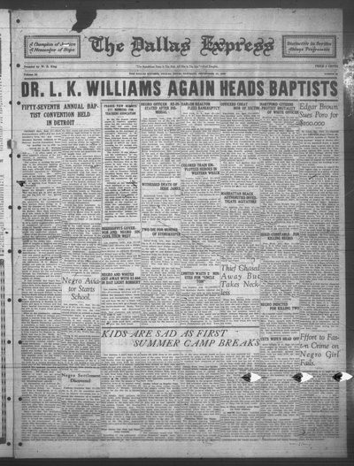 Dallas Express, Sep 17, 1927