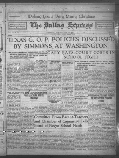 Dallas Express, Dec 24, 1927