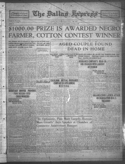 Dallas Express, Jan 14, 1928