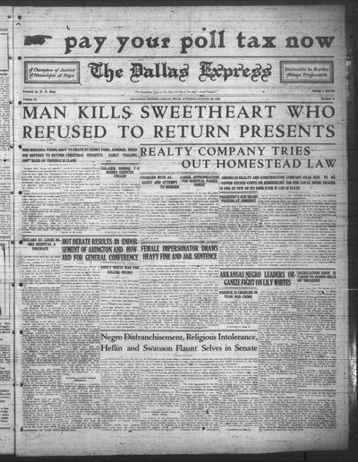 Dallas Express, Jan 28, 1928
