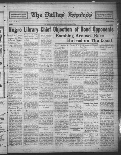 Dallas Express, Feb 25, 1928