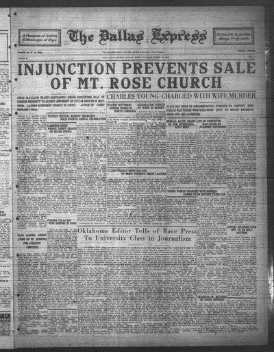 Dallas Express, Mar 10, 1928