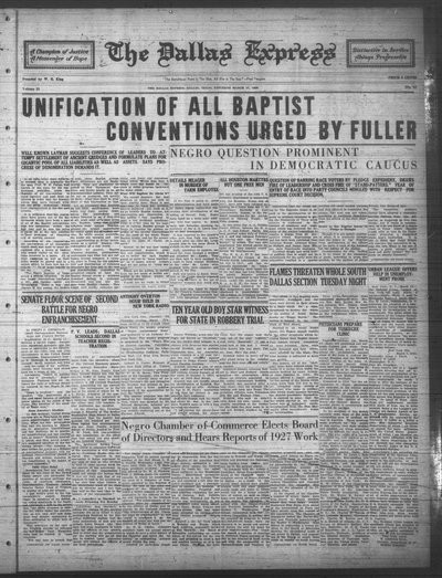 Dallas Express, Mar 17, 1928