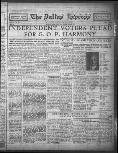 Dallas Express, Mar 31, 1928