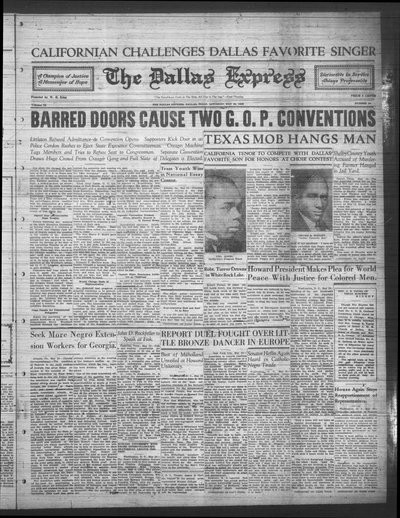 Dallas Express, May 26, 1928