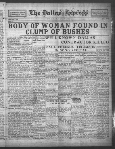 Dallas Express, Aug 25, 1928