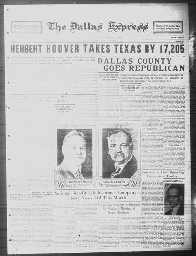 Dallas Express, Nov 10, 1928