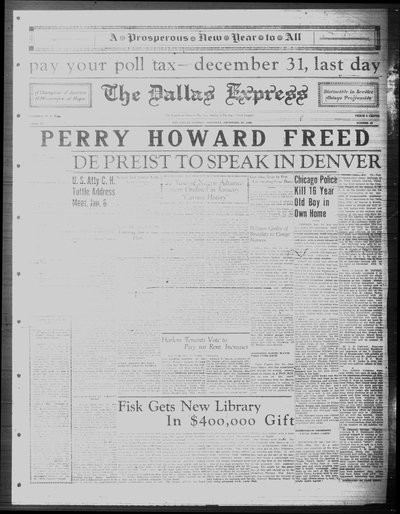 Dallas Express, Dec 29, 1928