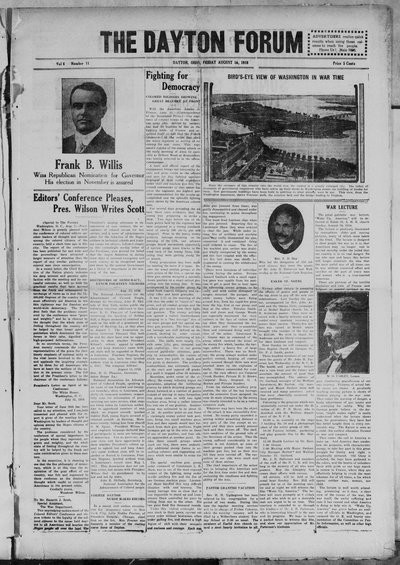Dayton Forum, Aug 16, 1918