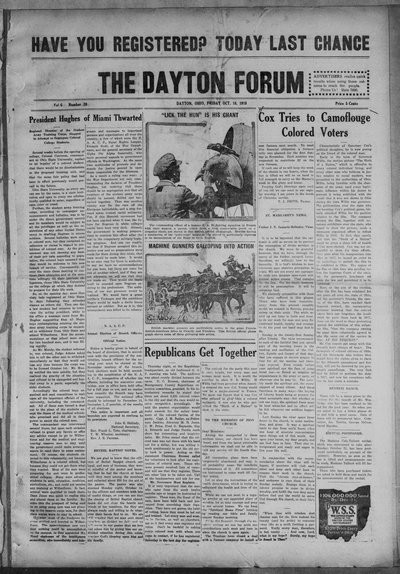 Dayton Forum, Oct 18, 1918