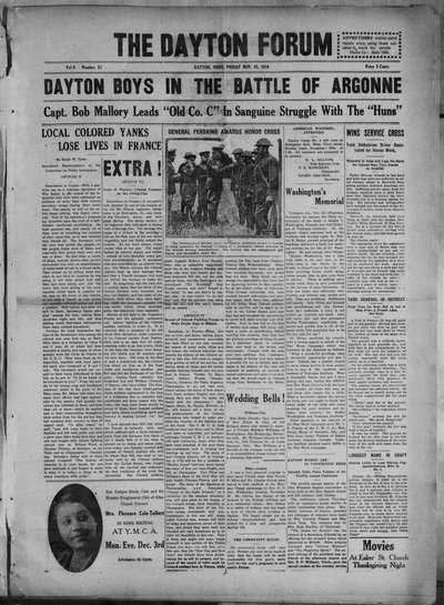 Dayton Forum, Nov 22, 1918