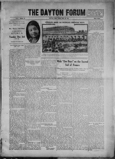 Dayton Forum, Nov 29, 1918
