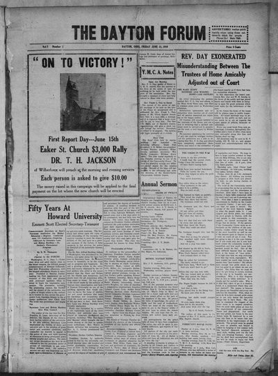 Dayton Forum, Jun 13, 1919