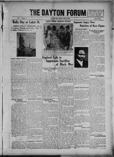 Dayton Forum, Jul 18, 1919