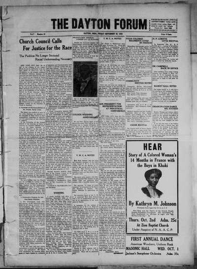 Dayton Forum, Sep 26, 1919