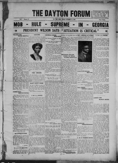 Dayton Forum, Oct 10, 1919