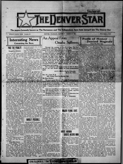 Denver Star, Mar 29, 1913