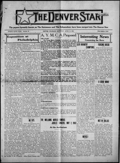 Denver Star, Apr 12, 1913