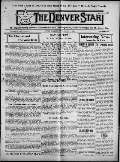 Denver Star, May 17, 1913