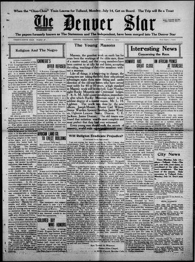 Denver Star, Jun 21, 1913