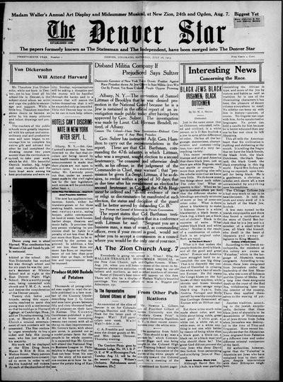 Denver Star, Jul 26, 1913