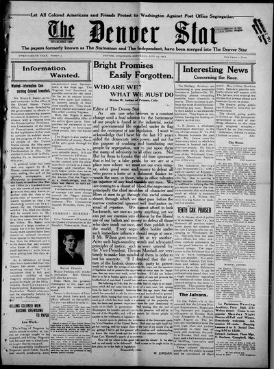 Denver Star, Aug 23, 1913