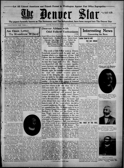 Denver Star, Sep 13, 1913