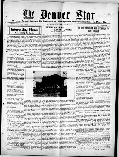 Denver Star, Feb 21, 1914