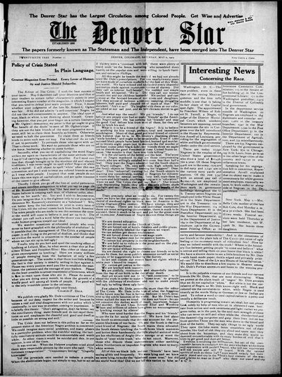 Denver Star, May 9, 1914