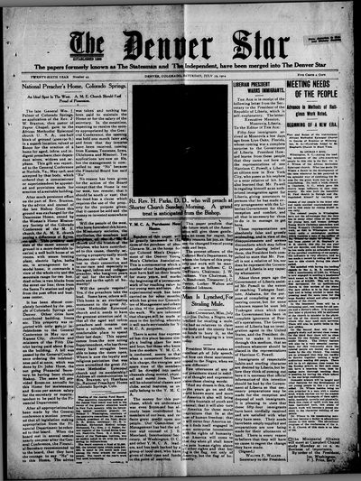 Denver Star, Jul 18, 1914