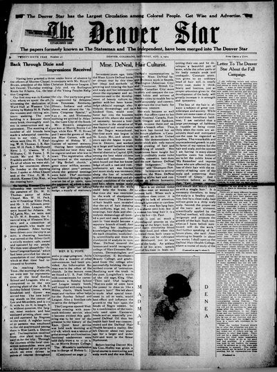 Denver Star, Aug 8, 1914